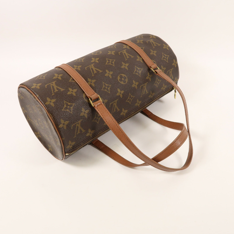 LOUIS VUITTON Monogram Papillon 30金扣手挽袋-7