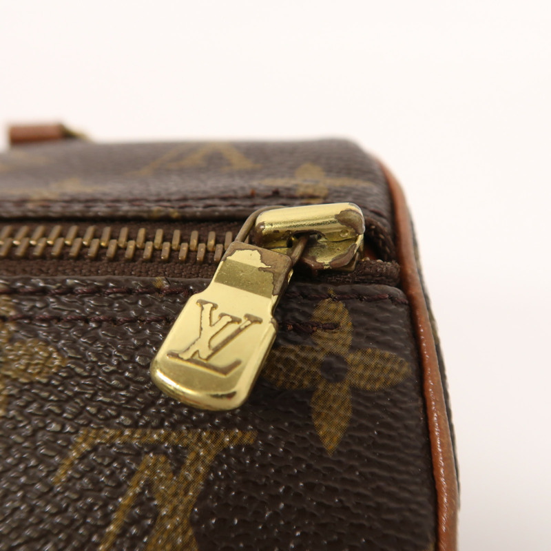 LOUIS VUITTON Monogram Papillon 30金扣手挽袋-14