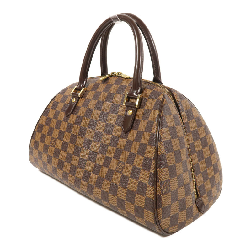 LOUIS VUITTON Damier Ribera MM金扣手挽袋-2
