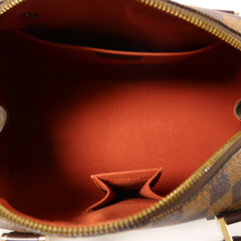 LOUIS VUITTON Damier Ribera MM金扣手挽袋-4