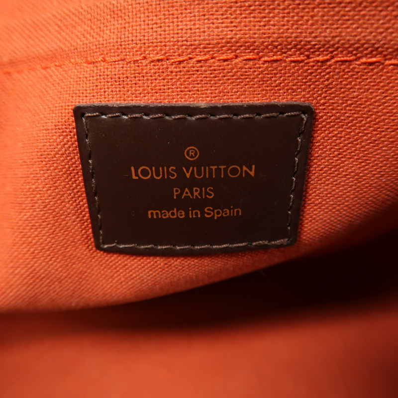LOUIS VUITTON Damier Ribera MM金扣手挽袋-5