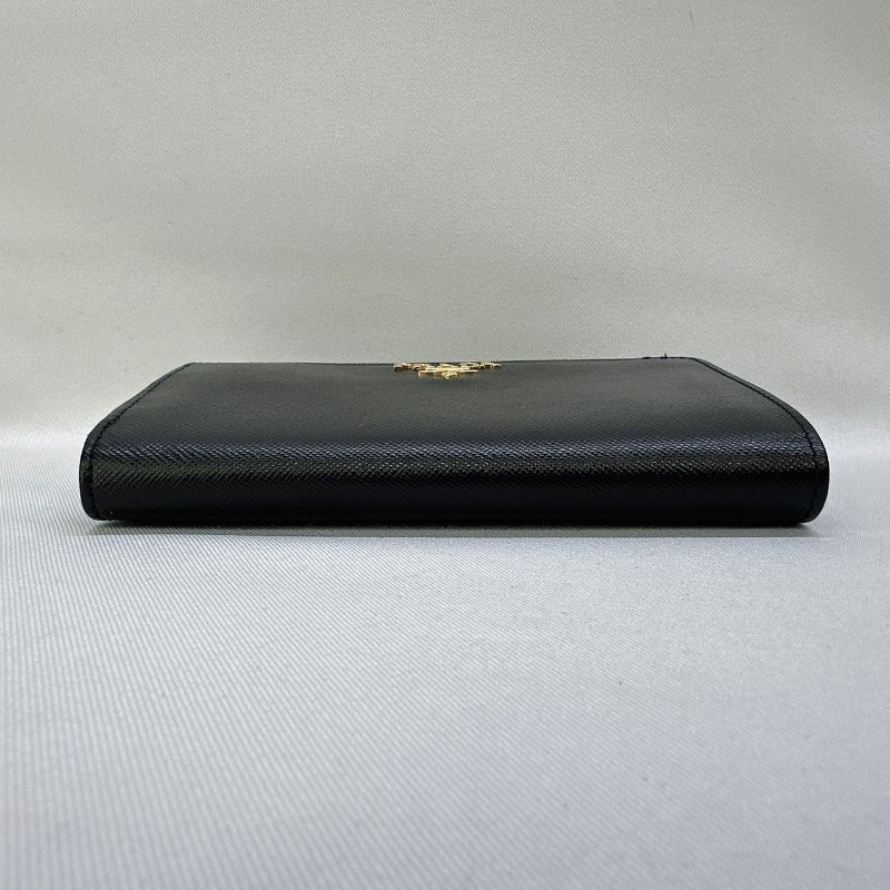 PRADA Saffiano皮革拉鍊中夾-6