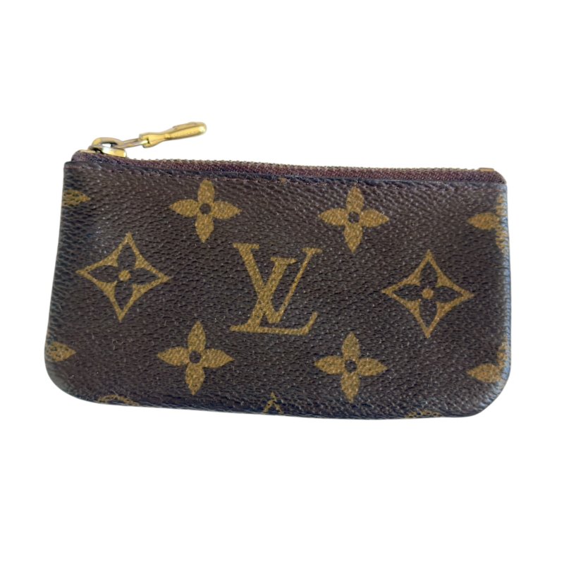 LOUIS VUITTON 老花 拉鏈鑰匙扣卡包-2