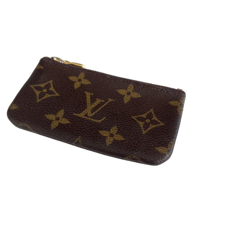 LOUIS VUITTON 老花 拉鏈鑰匙扣卡包-4