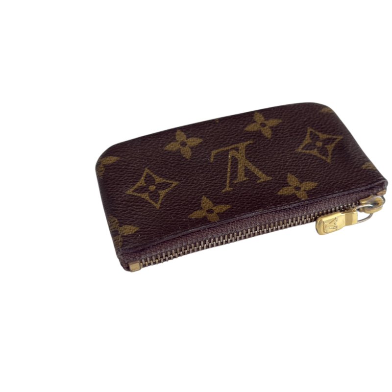 LOUIS VUITTON 老花 拉鏈鑰匙扣卡包-5