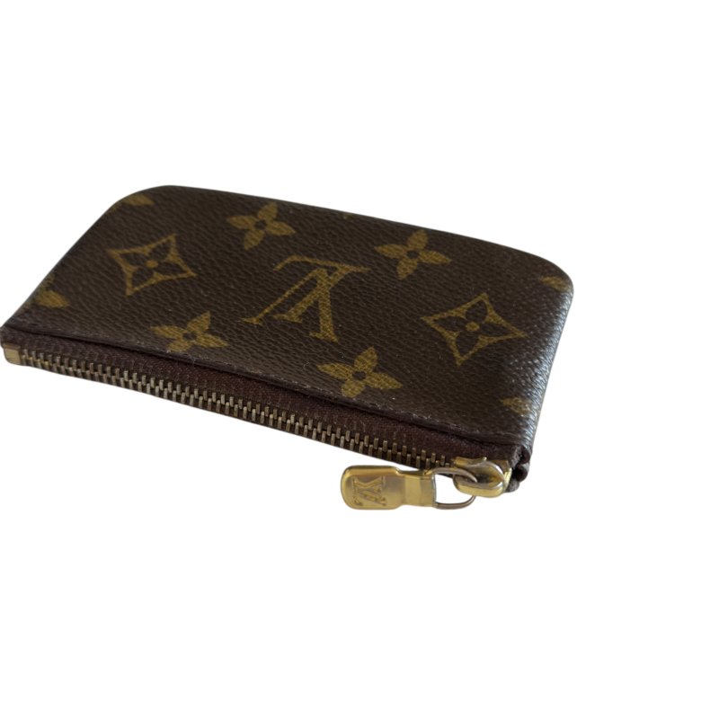 LOUIS VUITTON 老花 拉鏈鑰匙扣卡包-6