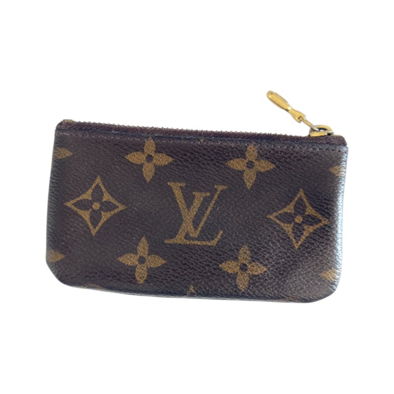 LOUIS VUITTON 老花 拉鏈鑰匙扣卡包-8