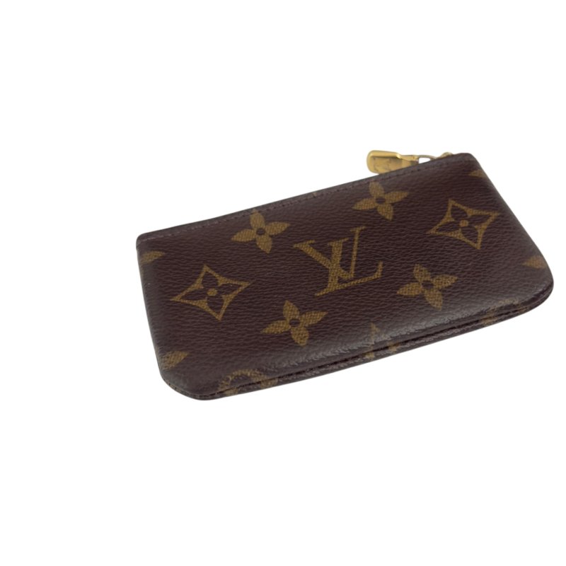 LOUIS VUITTON 老花 拉鏈鑰匙扣卡包-9