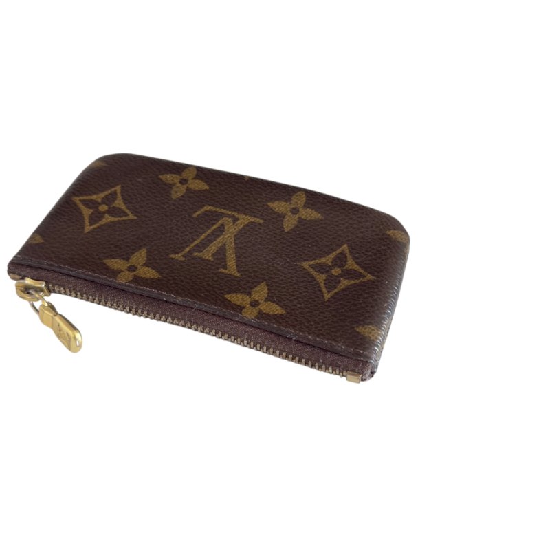 LOUIS VUITTON 老花 拉鏈鑰匙扣卡包-12