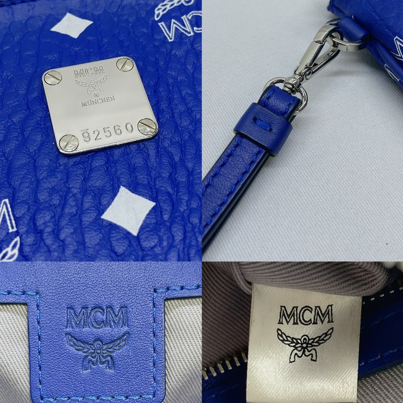 MCM Visetos腕帶拉鍊手拿包-5