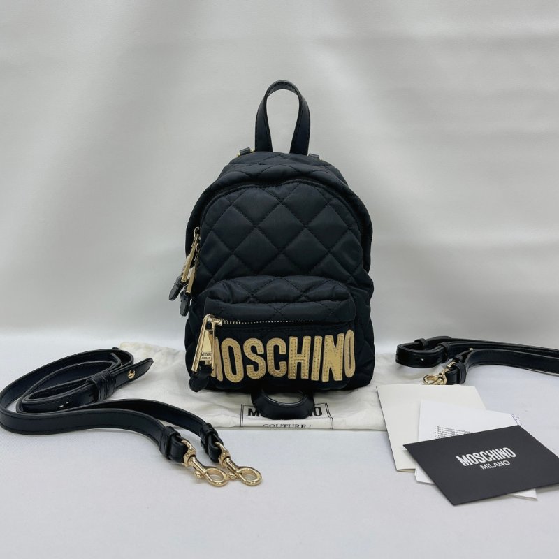 MOSCHINO 尼龍迷你後背包-0