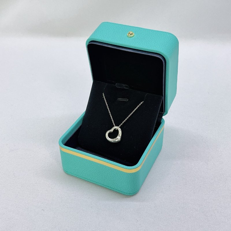 Tiffany Open Heart純銀愛心墜飾項鍊-0