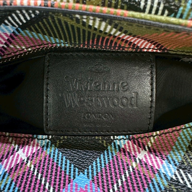 Vivienne Westwood薇薇安 Edinburgh格紋斜背包-7