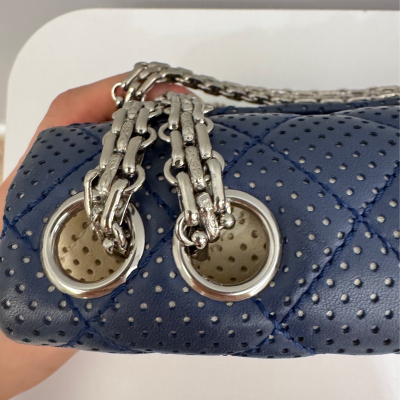 Chanel CF法國特別版 Perforated 羊皮-11