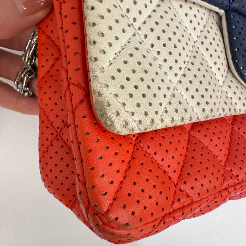 Chanel CF法國特別版 Perforated 羊皮-14