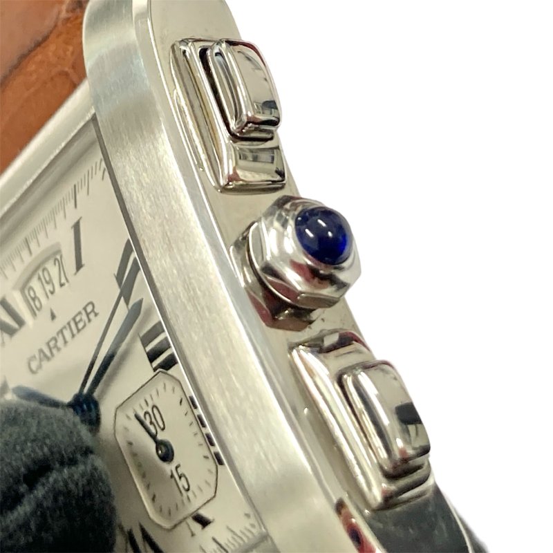 CARTIER 卡地亞 TANK FRANCAISE W5101455 男/女 石英錶-6