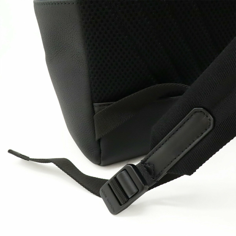 LOUIS VUITTON LV Aerogram Takeoff 背包、背包、日用背包、皮革、黑色、黑色、M57079-5