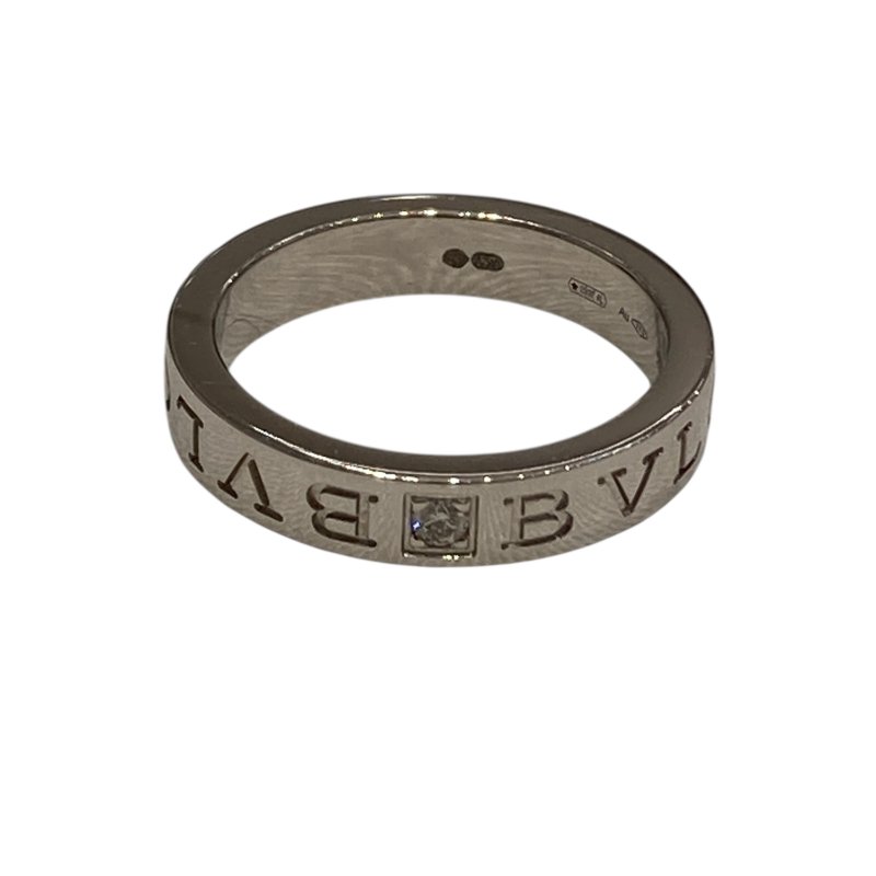 BVLGARI 寶格麗 SIZE:55 18K 鑽石 戒指 WG-2