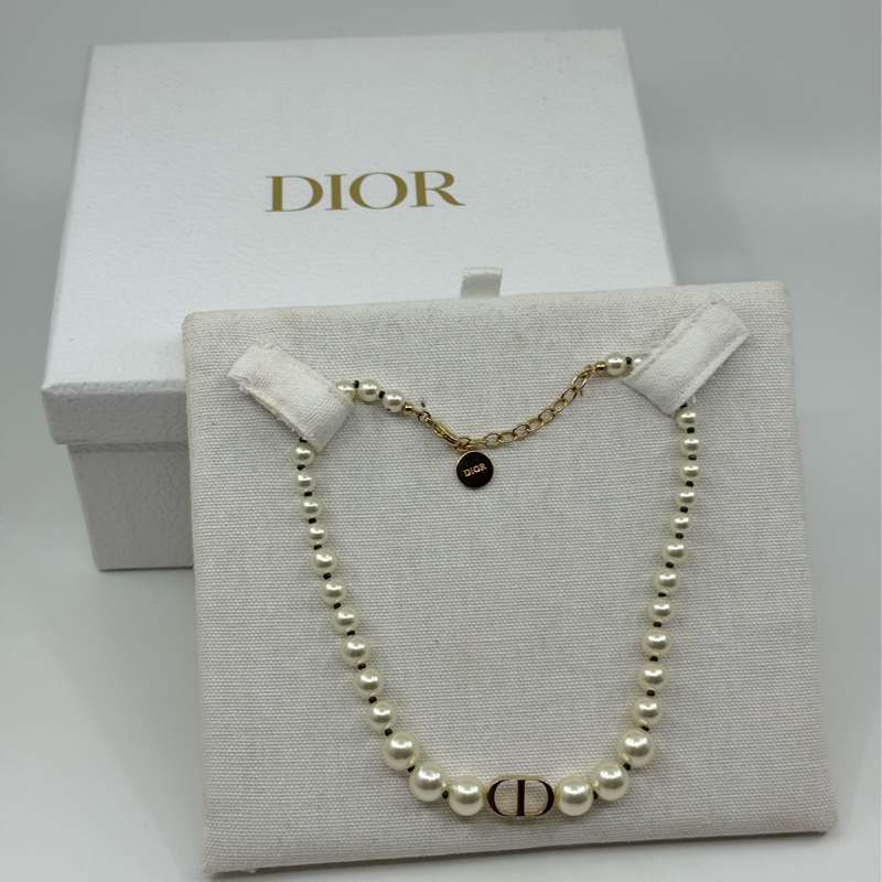 DIOR 珍珠頸鏈-0