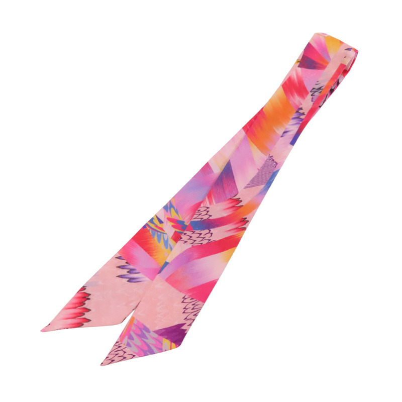 HERMES 絲質Twilly Scarf絲巾-4