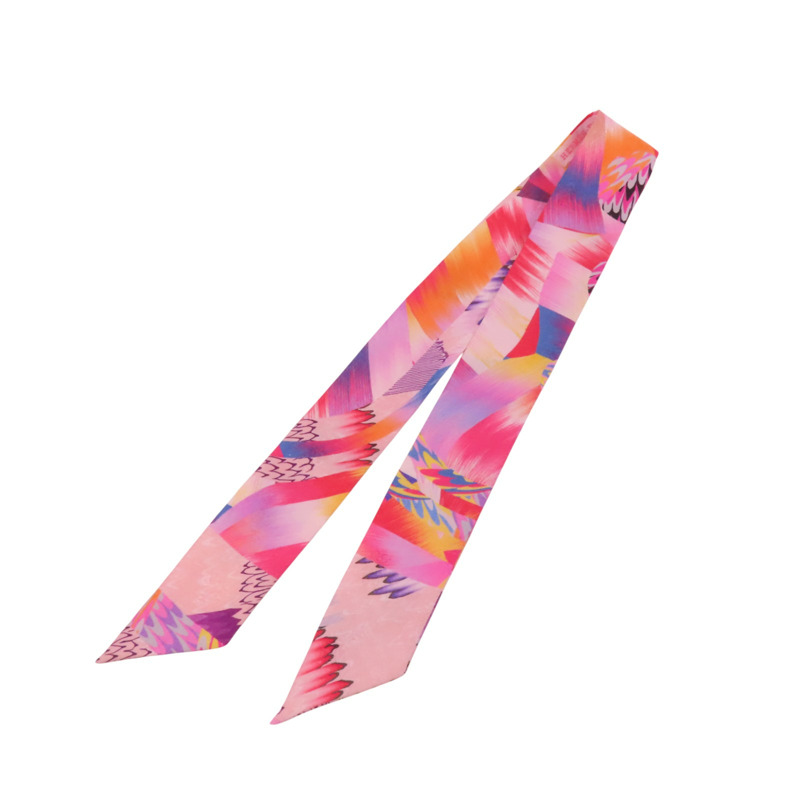 HERMES 絲質Twilly Scarf絲巾-5