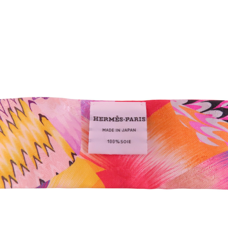 HERMES 絲質Twilly Scarf絲巾-8