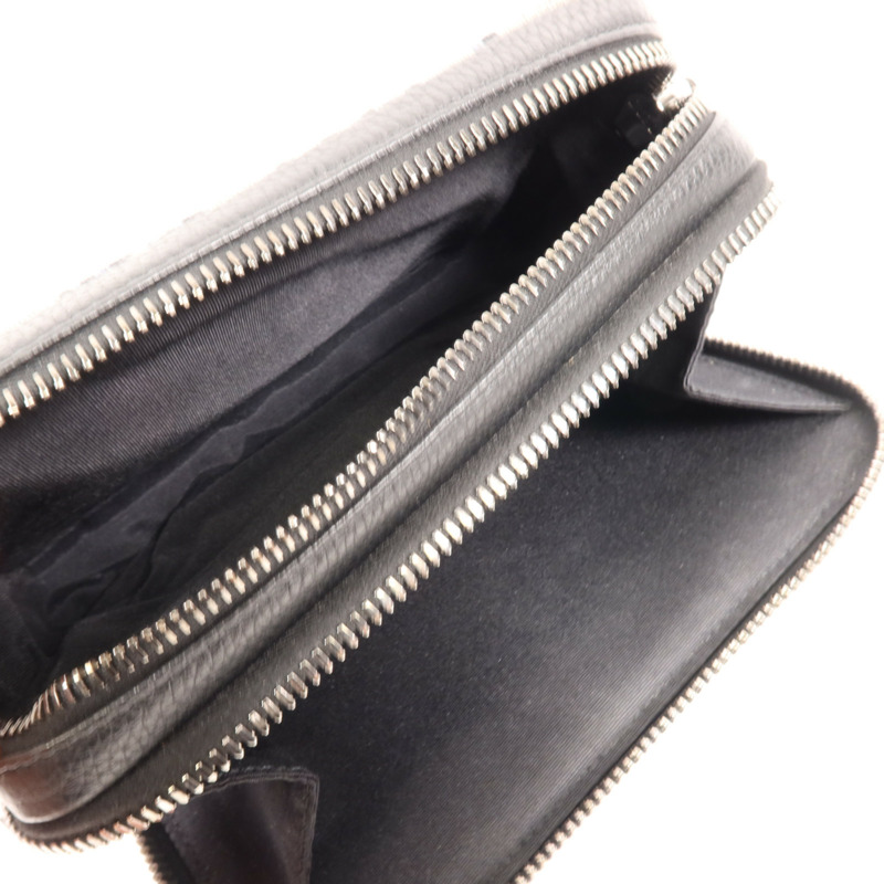 Dior 帆布Zipped Pouch With Strap銀扣肩背袋-4