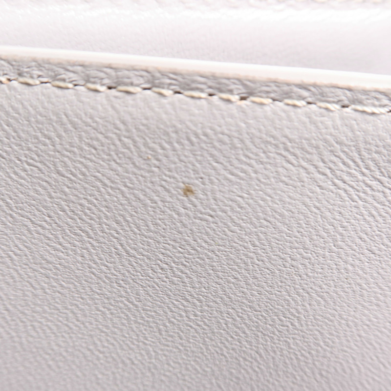 CELINE 牛皮皮革Classic Box銀扣肩背袋-13