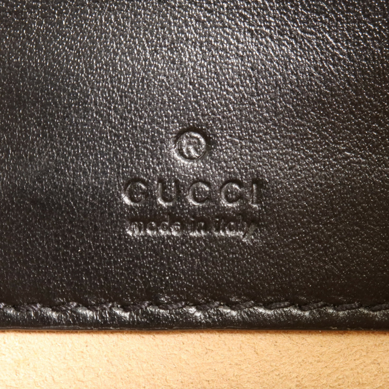 GUCCI 皮革Chain Shoulder金扣手挽肩背兩用袋-5