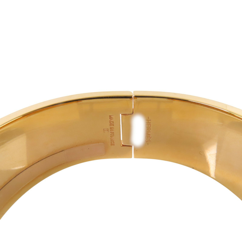 HERMES 金屬/琺瑯Clic Clac H Bracelet金扣手鐲-8