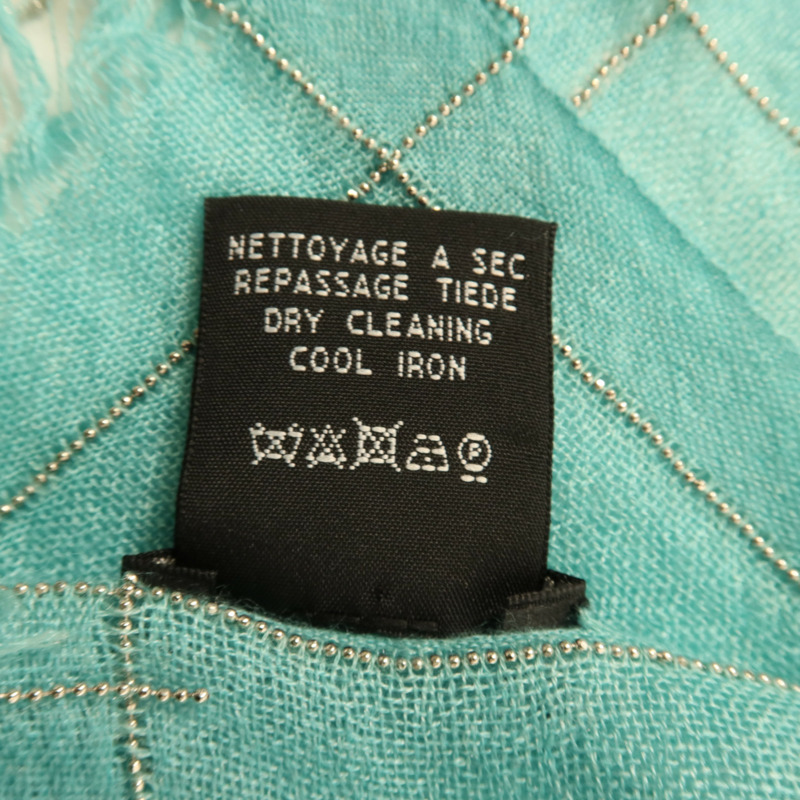 CHANEL 羊毛/絲質Muffler圍巾-4