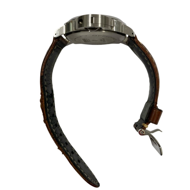 PANERAI 沛納海 PAM 01000 LUMINOR BASE LOGO 不鏽鋼 手動機械錶 黑色錶盤-2