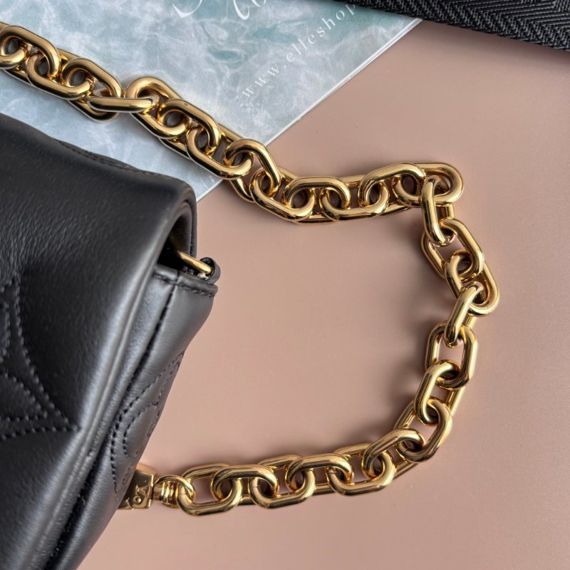 ::Louis Vuitton:: LV M81398- Bubblegram 縫線牛皮肩背/斜背兩用包-4
