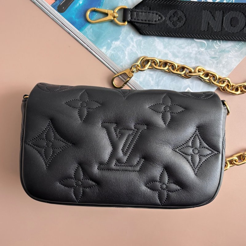 ::Louis Vuitton:: LV M81398- Bubblegram 縫線牛皮肩背/斜背兩用包-6