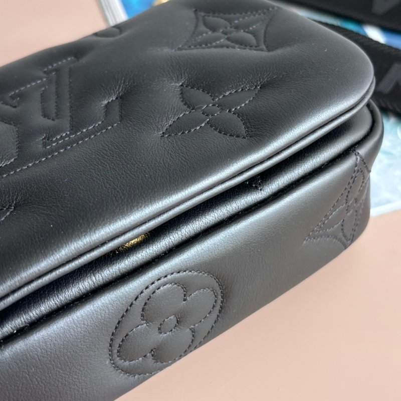 ::Louis Vuitton:: LV M81398- Bubblegram 縫線牛皮肩背/斜背兩用包-12