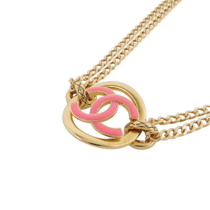 CHANEL 金屬Choker金扣項鏈-1