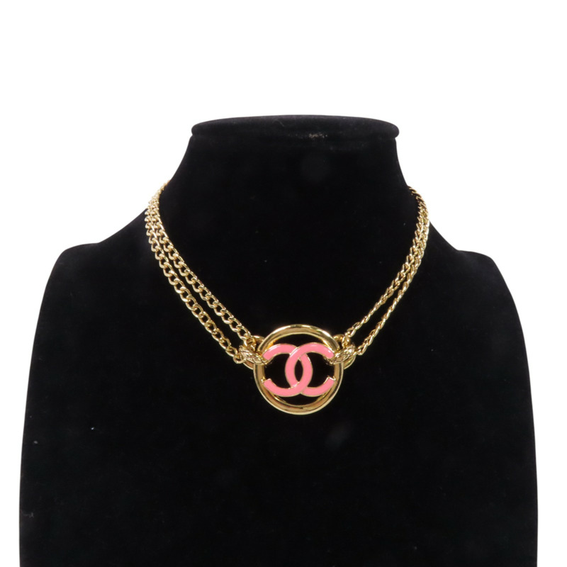 CHANEL 金屬Choker金扣項鏈-9