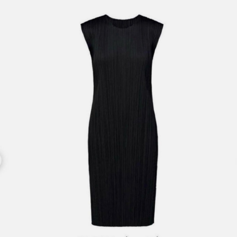三宅一生ISSEY MIYAKE PLEATS PLEASE 經典百搭洋裝/中長洋裝/長版上衣-0