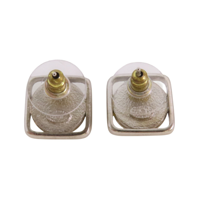 CHANEL 金屬/仿珍珠/水鑽Earrings金扣耳環-3