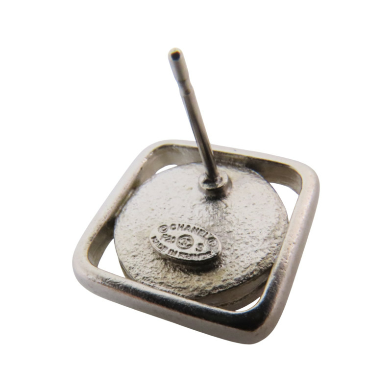 CHANEL 金屬/仿珍珠/水鑽Earrings金扣耳環-7