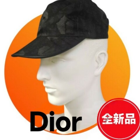 ✈️老闆出國不在‼️狂降甜價至4/5(原13800)【全新】㊣✨ DIOR ✨(附防塵袋)**尺寸:M **迪奧 CD 黑灰色 老花 豹紋 中性 棒球帽 帽子/保證正品🌳二手樹屋🌳