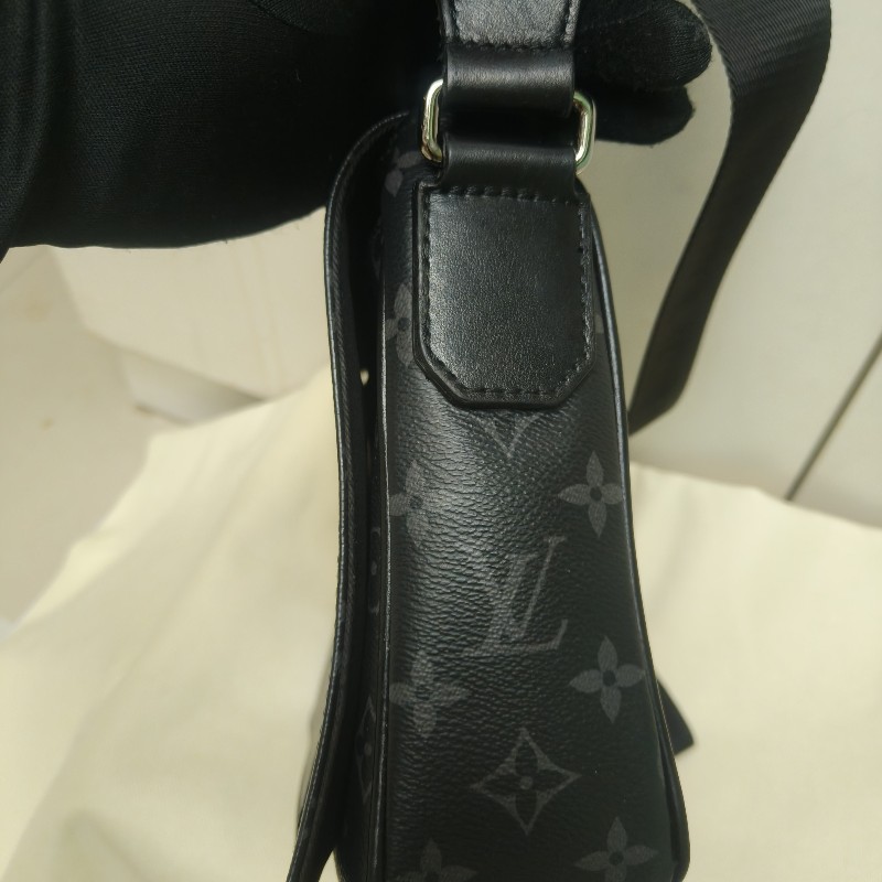 🔥10/3-10/31週年慶🔥【超狂優惠】【8成新】㊣✨Louis Vuitton✨路易威登 LV 黑色 老花 郵差包 肩背包 斜背包/二手精品/二手包/保證正品🌳二手樹屋🌳-2