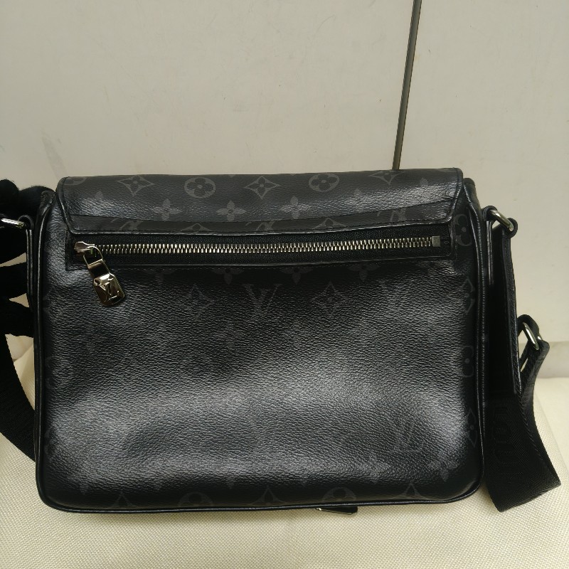 🔥10/3-10/31週年慶🔥【超狂優惠】【8成新】㊣✨Louis Vuitton✨路易威登 LV 黑色 老花 郵差包 肩背包 斜背包/二手精品/二手包/保證正品🌳二手樹屋🌳-3