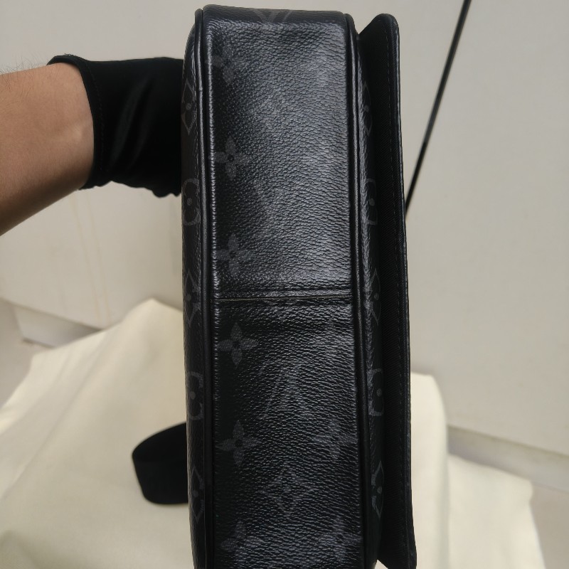 🔥10/3-10/31週年慶🔥【超狂優惠】【8成新】㊣✨Louis Vuitton✨路易威登 LV 黑色 老花 郵差包 肩背包 斜背包/二手精品/二手包/保證正品🌳二手樹屋🌳-5