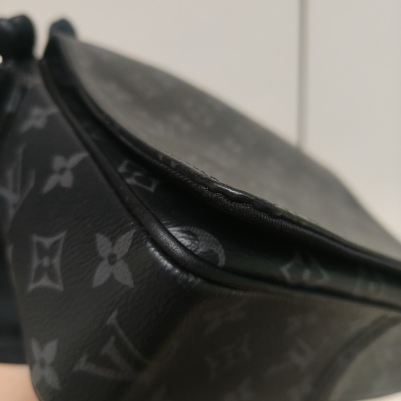 🔥10/3-10/31週年慶🔥【超狂優惠】【8成新】㊣✨Louis Vuitton✨路易威登 LV 黑色 老花 郵差包 肩背包 斜背包/二手精品/二手包/保證正品🌳二手樹屋🌳-7