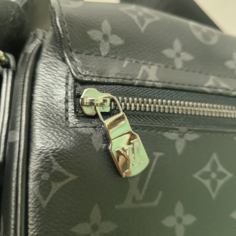 🔥10/3-10/31週年慶🔥【超狂優惠】【8成新】㊣✨Louis Vuitton✨路易威登 LV 黑色 老花 郵差包 肩背包 斜背包/二手精品/二手包/保證正品🌳二手樹屋🌳-20