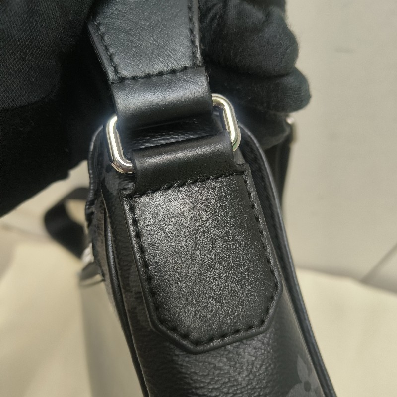 🔥10/3-10/31週年慶🔥【超狂優惠】【8成新】㊣✨Louis Vuitton✨路易威登 LV 黑色 老花 郵差包 肩背包 斜背包/二手精品/二手包/保證正品🌳二手樹屋🌳-22