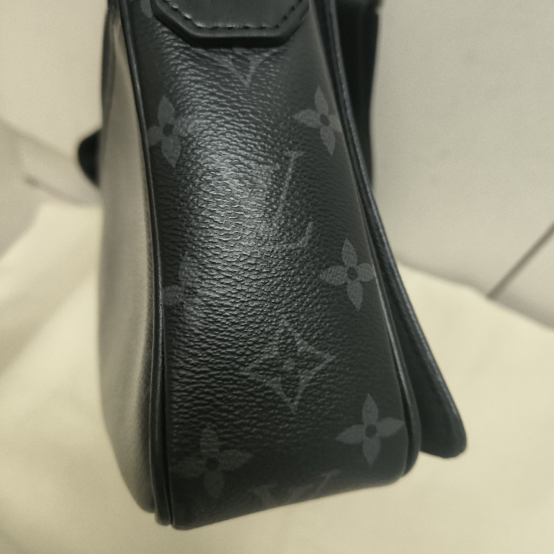 🔥10/3-10/31週年慶🔥【超狂優惠】【8成新】㊣✨Louis Vuitton✨路易威登 LV 黑色 老花 郵差包 肩背包 斜背包/二手精品/二手包/保證正品🌳二手樹屋🌳-23