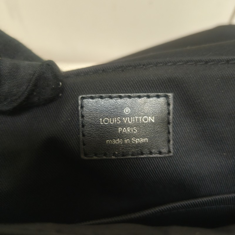 🔥10/3-10/31週年慶🔥【超狂優惠】【8成新】㊣✨Louis Vuitton✨路易威登 LV 黑色 老花 郵差包 肩背包 斜背包/二手精品/二手包/保證正品🌳二手樹屋🌳-43