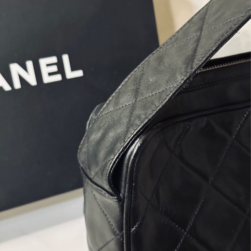 #好成色 #絕版收藏 #男女同款 香奈兒黑武士斜挎郵差包🔥-14